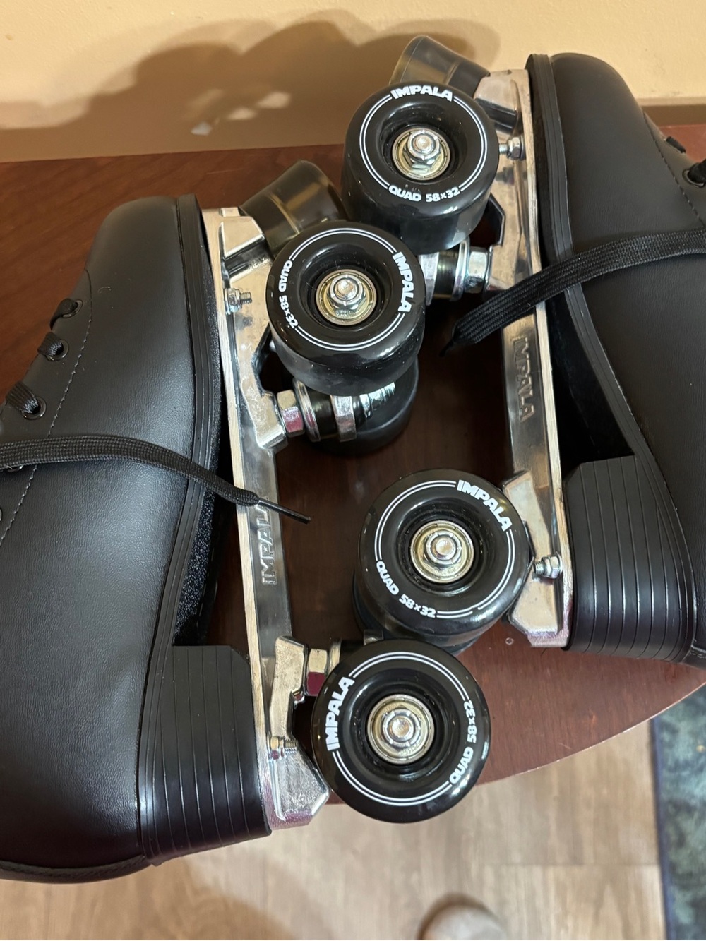 Impala Black Classic Quad Roller Skates Size 7 - Picture 7 of 8